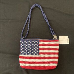 The SAK Flag Crocheted Bag NEW w/tags